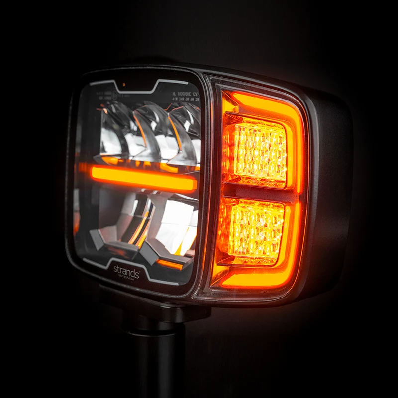 Strands HI-LO LED Lamp with High Beam, Low Beam & Indicator