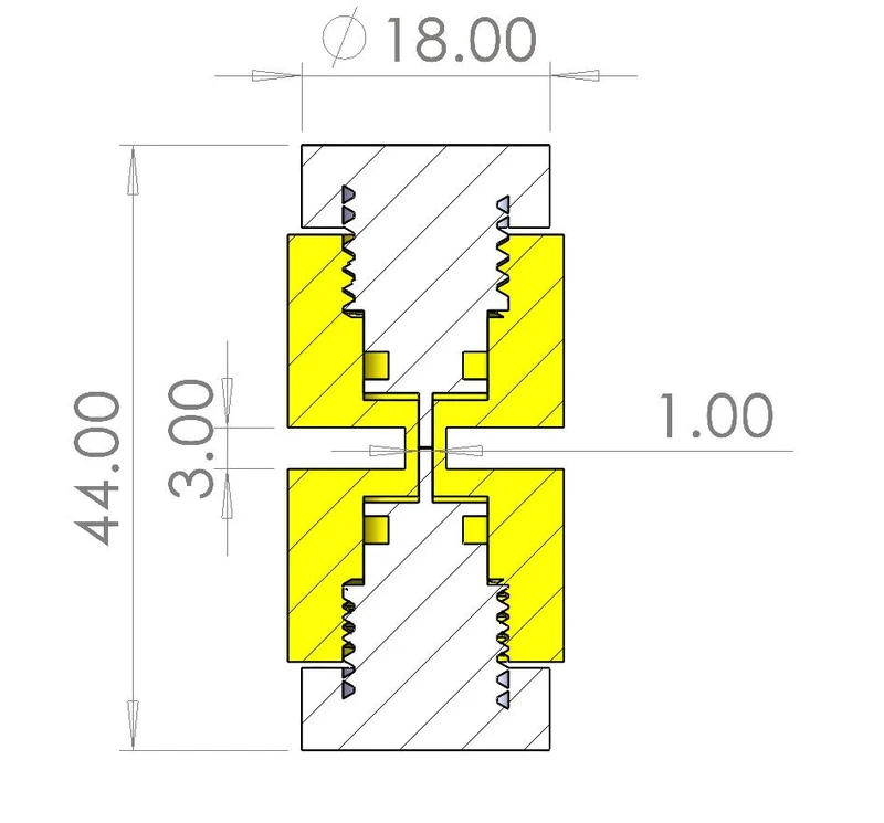 Cella di prova a raggi X monocromatica per batterie a stato solido, modello GT07
