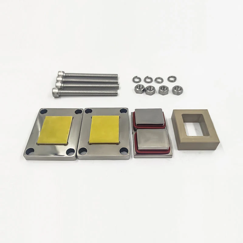 Kit maschera di pressione e cella di prova quadrata per batteria a stato solido, modello GT05
