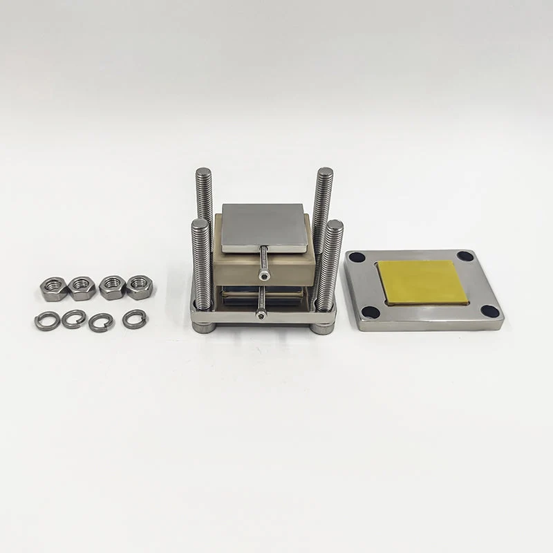 Kit maschera di pressione e cella di prova quadrata per batteria a stato solido, modello GT05