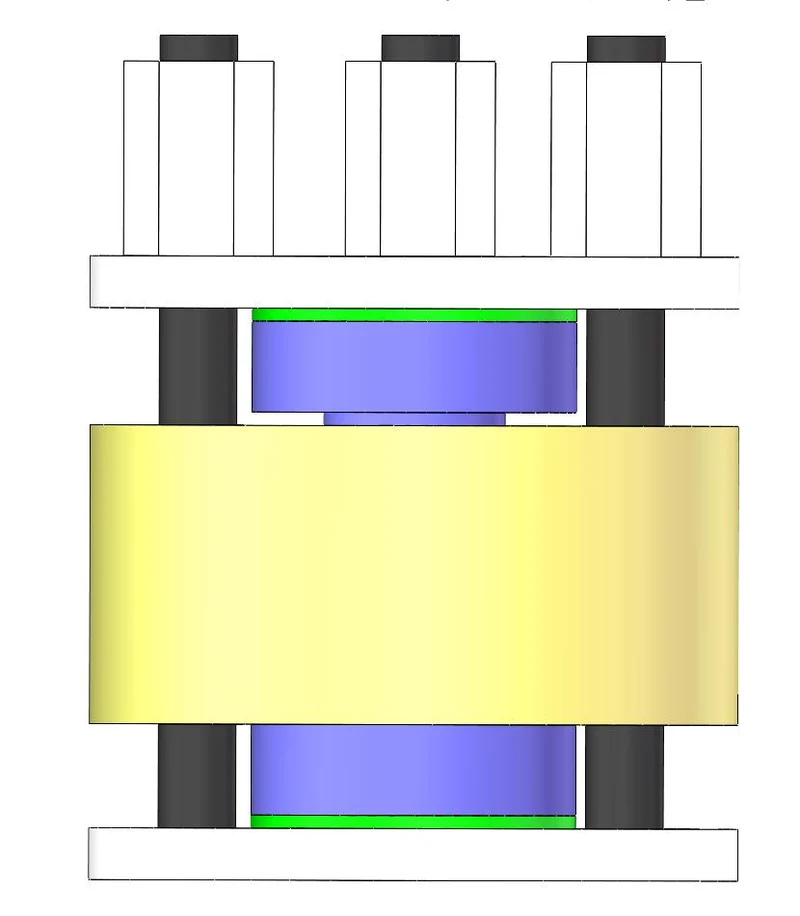 Kit standard di morsettiera e cella di prova per batterie a stato solido, modello GT01 CG