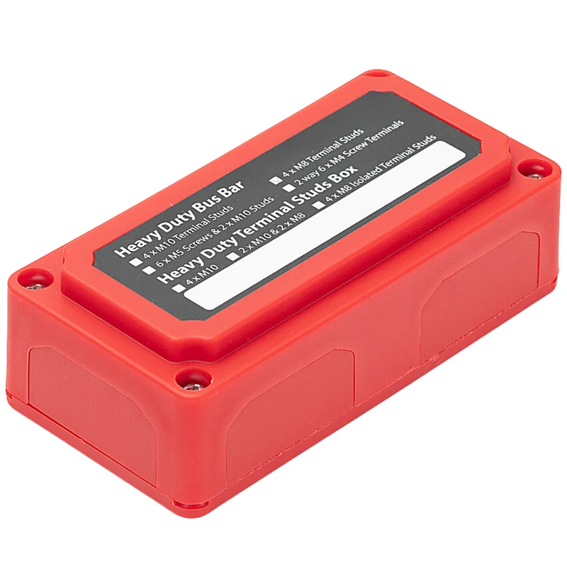 300A Heavy Duty Enclosed Busbar with 4 x M8 Studs