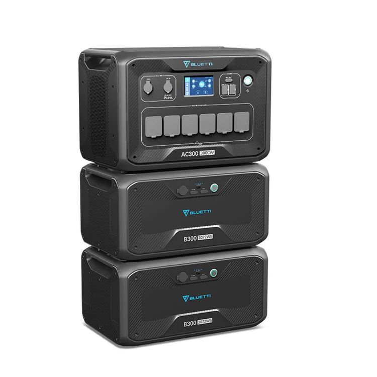 Kit Generatore di Corrente Bluetti 3000W AC300 + 2 Batterie B300 di Riserva