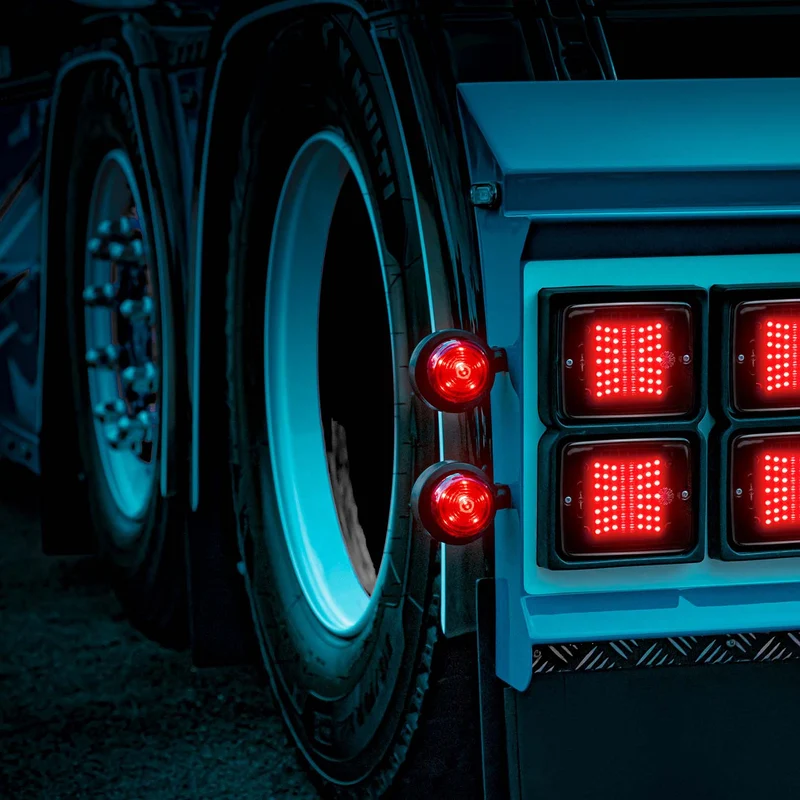 Strands Dark Knight Viking LED Marker Lights / Dark Smoked Lens