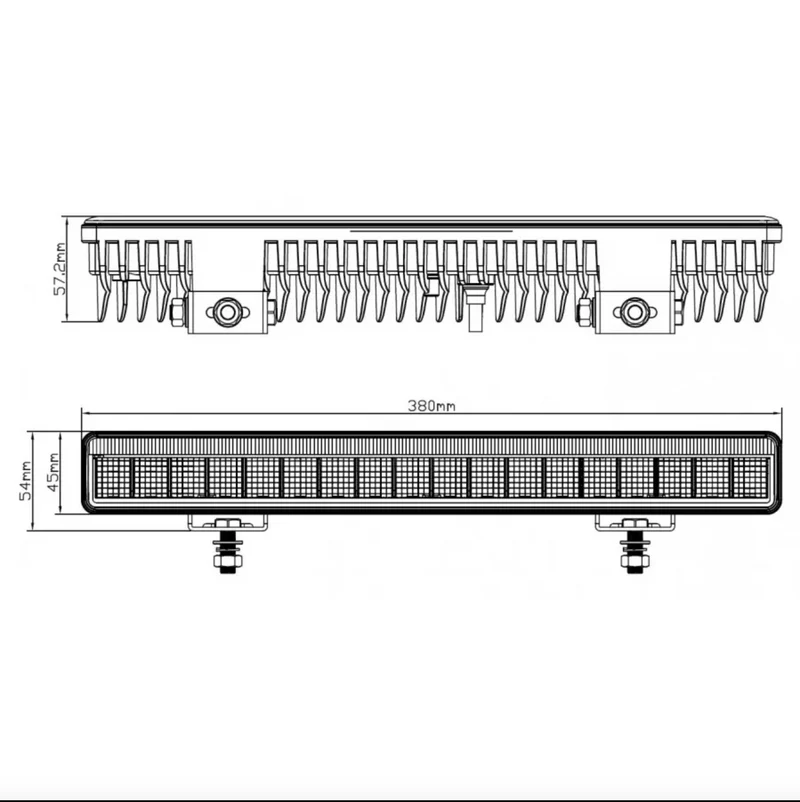14" LED Light Bar with Parking Light