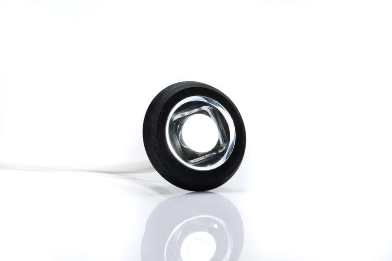LED Bulls Eye Round Marker Lamp with Flat & Curved Gasket