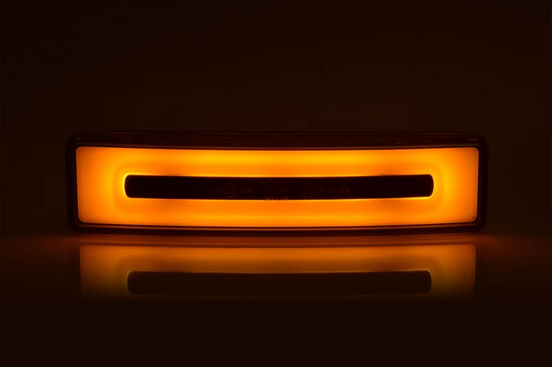 Amber Scania Neon LED Visor Lamp with Plug