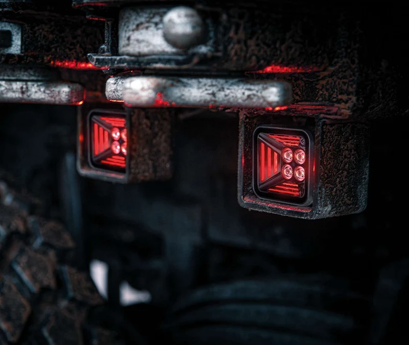Strands Dark Knight Fortex Work Light / Red