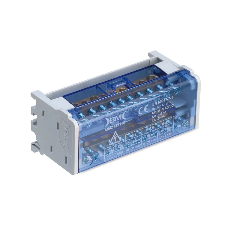 Morsettiera Modulare Bipolare BM 100A/125A a 7-15 Connessioni