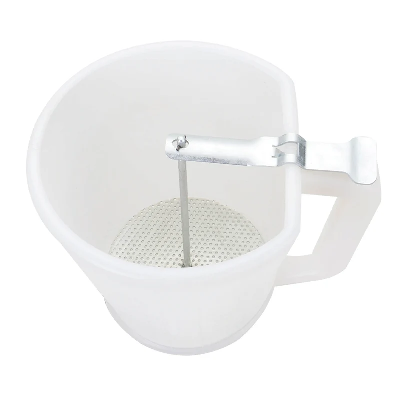 Imbuto dosatore con blocco del flusso
