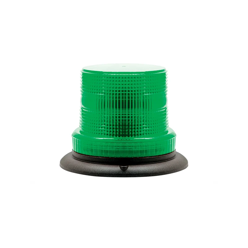 Compact Green Warning Beacon - Three-Bolt Mount
