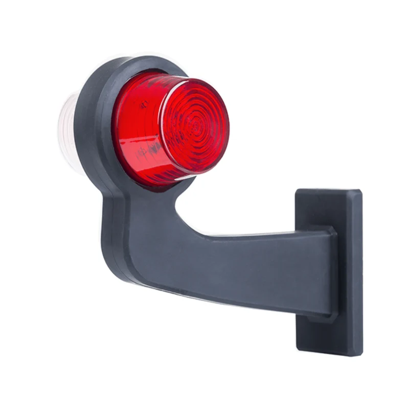 Luci di segnalazione a LED danesi Old School / Lente rossa e trasparente
