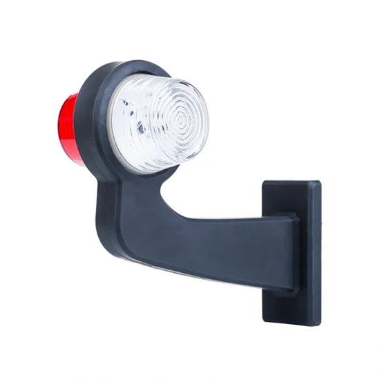 Luci di segnalazione a LED danesi Old School / Lente rossa e trasparente