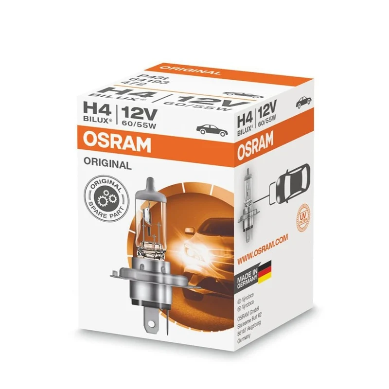 OSRAM 12v Classic H4 Headlight Bulb 60/55w