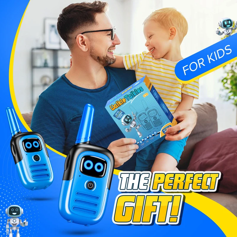 Gifitizi Giochi Bambini 3 4 5 6 7 8 9 10 Anni, Walkie-Talkie Bambini Regalo Bambino 3-10 Anni Gioco Bambino 3-10 Anni Maschio Giocattoli Bambino 3-10 Anni Giochi da Esterno