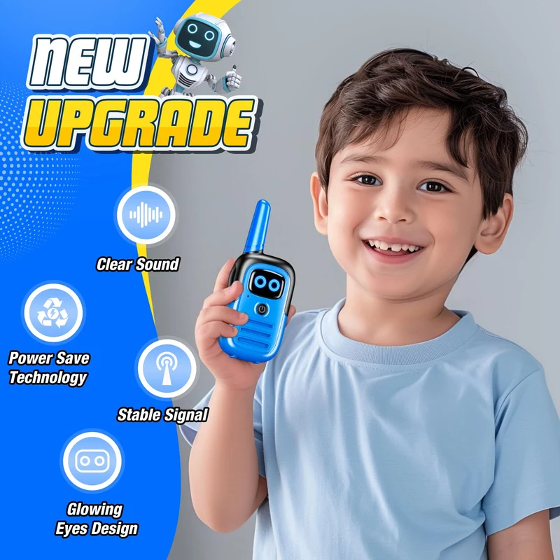 Gifitizi Giochi Bambini 3 4 5 6 7 8 9 10 Anni, Walkie-Talkie Bambini Regalo Bambino 3-10 Anni Gioco Bambino 3-10 Anni Maschio Giocattoli Bambino 3-10 Anni Giochi da Esterno