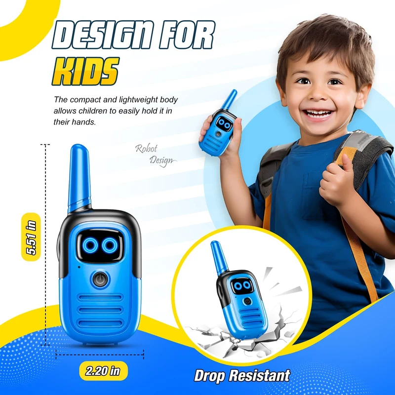 Gifitizi Giochi Bambini 3 4 5 6 7 8 9 10 Anni, Walkie-Talkie Bambini Regalo Bambino 3-10 Anni Gioco Bambino 3-10 Anni Maschio Giocattoli Bambino 3-10 Anni Giochi da Esterno