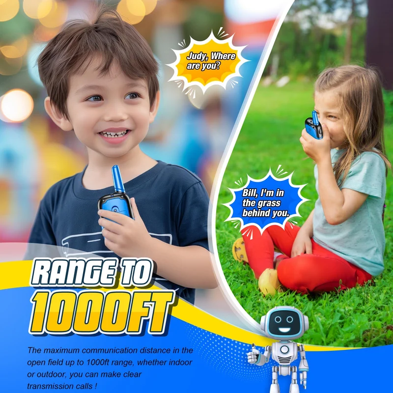 Gifitizi Giochi Bambini 3 4 5 6 7 8 9 10 Anni, Walkie-Talkie Bambini Regalo Bambino 3-10 Anni Gioco Bambino 3-10 Anni Maschio Giocattoli Bambino 3-10 Anni Giochi da Esterno