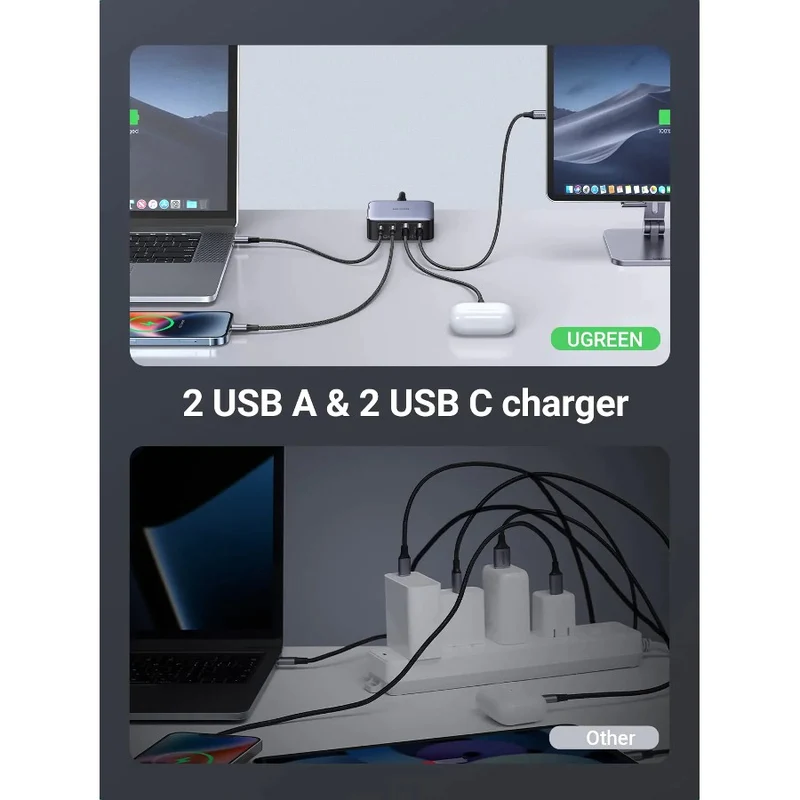 Ugreen 65W Desktop Fast Caricabatterie