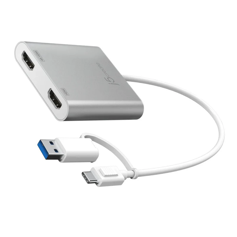 j5create Adattatore multi monitor da USB-C® a HDMI™ doppio