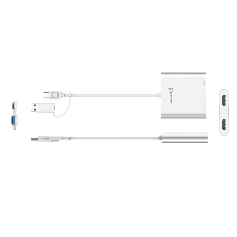 j5create Adattatore multi monitor da USB-C® a HDMI™ doppio