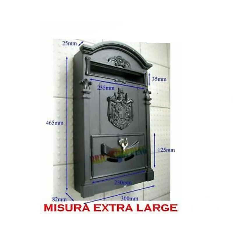 Cassetta Postale Posta Alluminio Magnum Regiaposta Max Regia Posta X Esterno