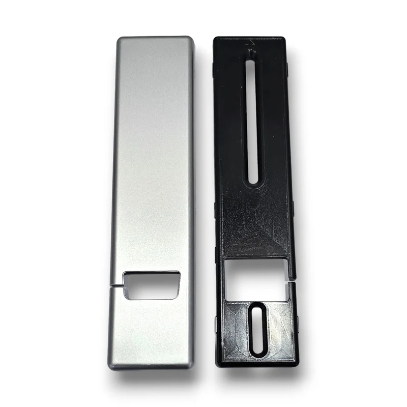 Placca Per Avvolgitori Persiane Avvolgibili Universale In Abs Grigio Satinato