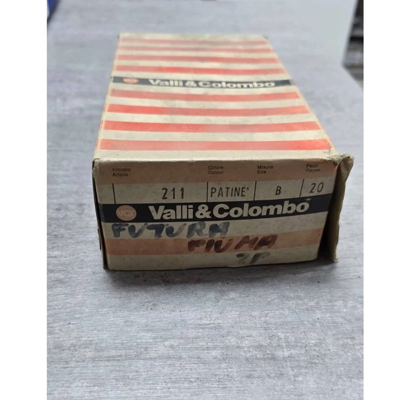 Placca Bticino Piuma Futura 2 Interrutori Valli & Colombo in Ottone Vintage