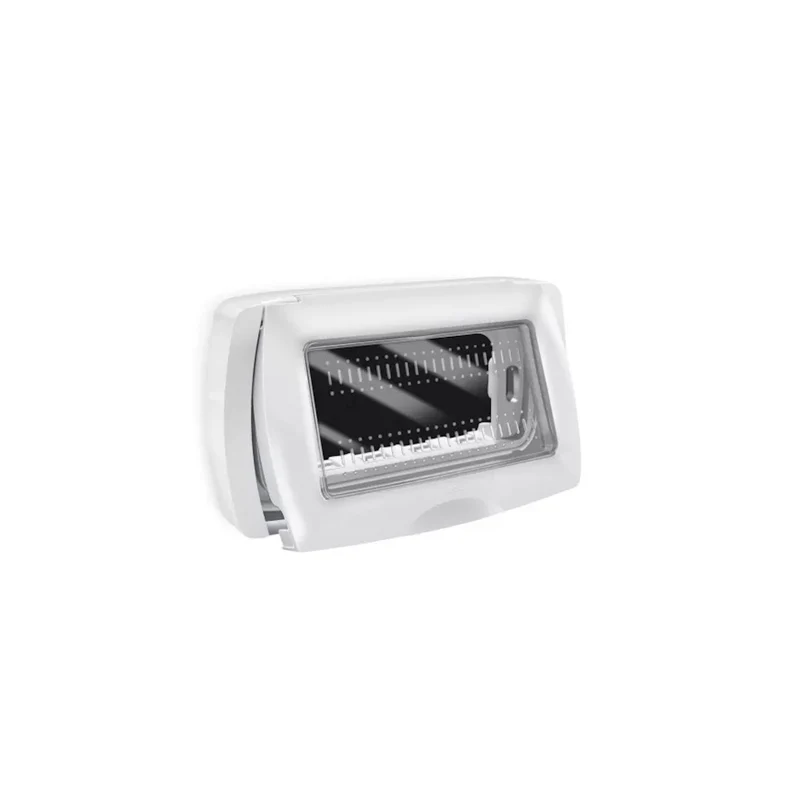 Placca Supporto Tenuta Stagna con portello IP55 Mylife Compatibile Bticino Living da Esterno