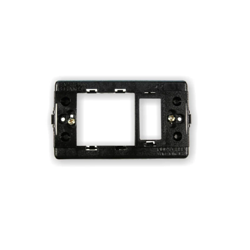 Supporto Placca Per Cassetta 503 Schuko + 1 posto Compatibile Magic Bticino Ticino