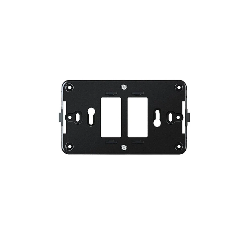 Supporto Placca Per Cassetta Tonda e 503 2 posti Compatibile Magic Bticino Ticino
