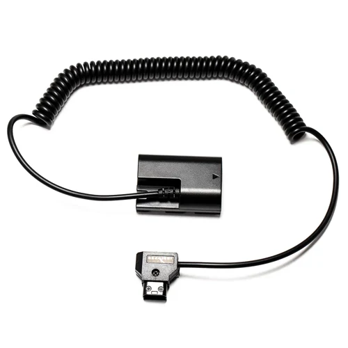 IndiPro: adattatore a spirale D-Tap per batteria fittizia Canon tipo LP-E6