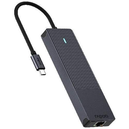 Rapoo Adattatore multiplo USB-C, 6 in 1