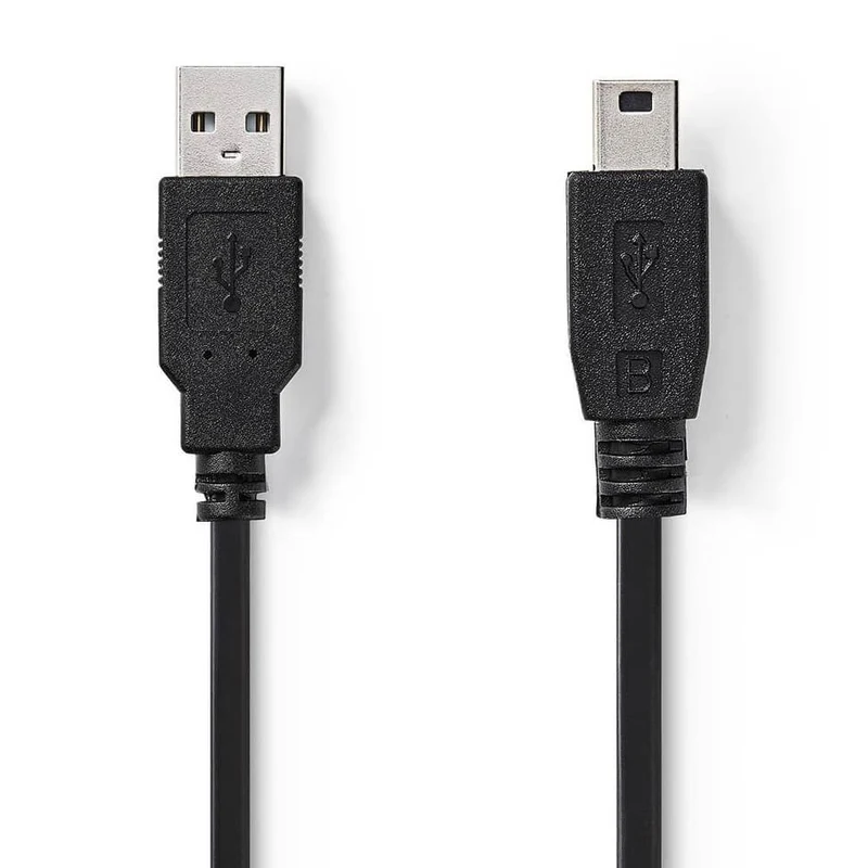 Nedis USB-A 2.0 maschio - USB Mini-B 5-pin maschio 2m Nero