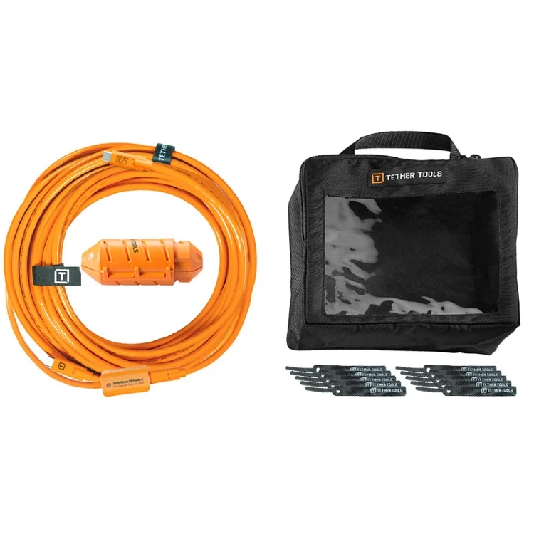 Tether Tools TetherBoost Pro (9,4 m) da USB-C a Micro-B (dritto a destra)