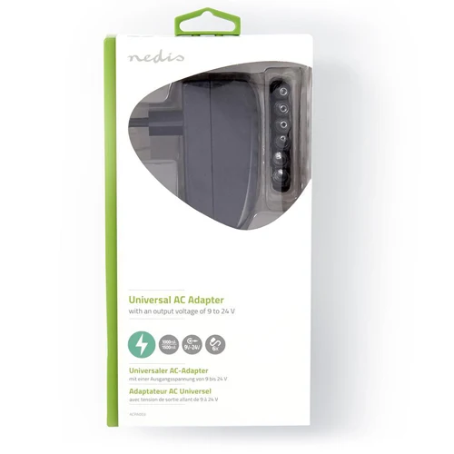 Nedis universele stroomadapter 9.0-24V DC, 1.0-1.5A, 24W