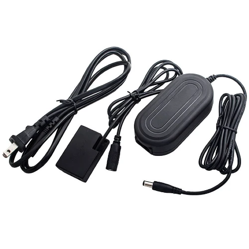 Caruba Canon LP-E17 (DR-E18) Batteria fittizia + adattatore di alimentazione AC-E6 (standard USA)