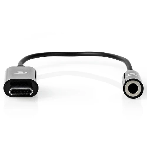 Nedis USB-C maschio - jack da 3,5mm femmina 0,15m nero