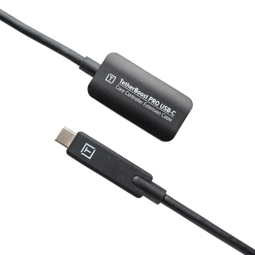 Tether Tools Tether Boost Pro Cavo di prolunga per controller USB-C Core - Nero