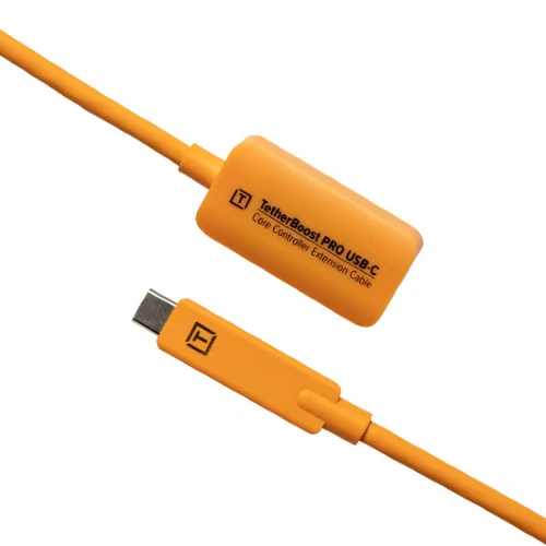 Tether Tools Tether Boost Pro Cavo di estensione del controller USB-C Core - Arancione