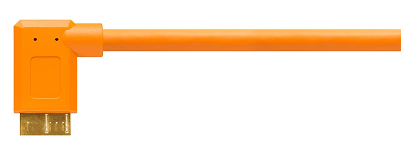 Tether Tools TetherPro USB 3.0 A maschio a Micro B ad angolo retto 4,6 m arancione