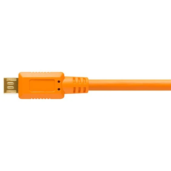 Tether Tools TetherPro USB 2.0 A maschio a Micro-B 5 pin 4,6 m arancione