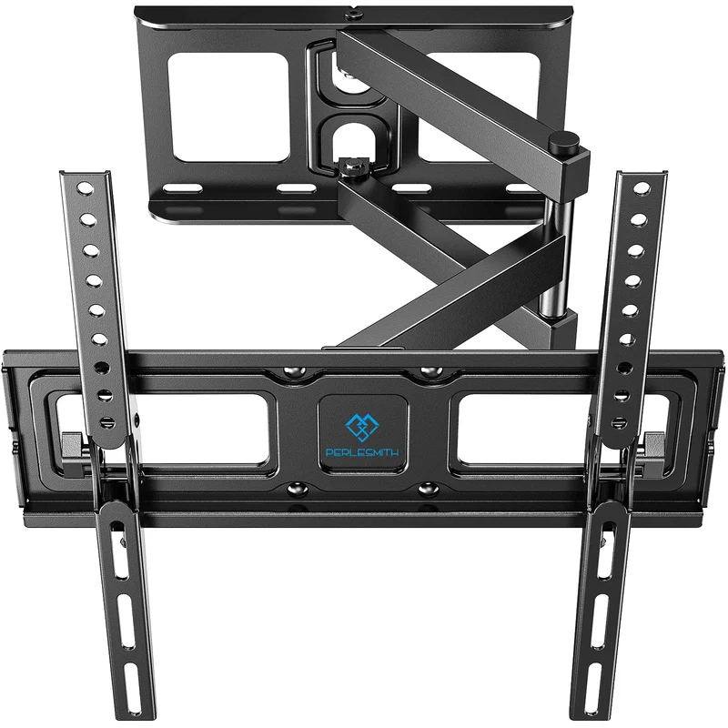 Supporto TV Parete per TV da 26-60 Pollici, Staffa TV con Girevole ed Estendibile, Braccio TV Max VESA 400x400mm fino a 40kg con Livella a Bolla