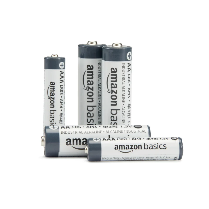 Amazon Basics Batterie industriali alcaline AA, confezione da 40