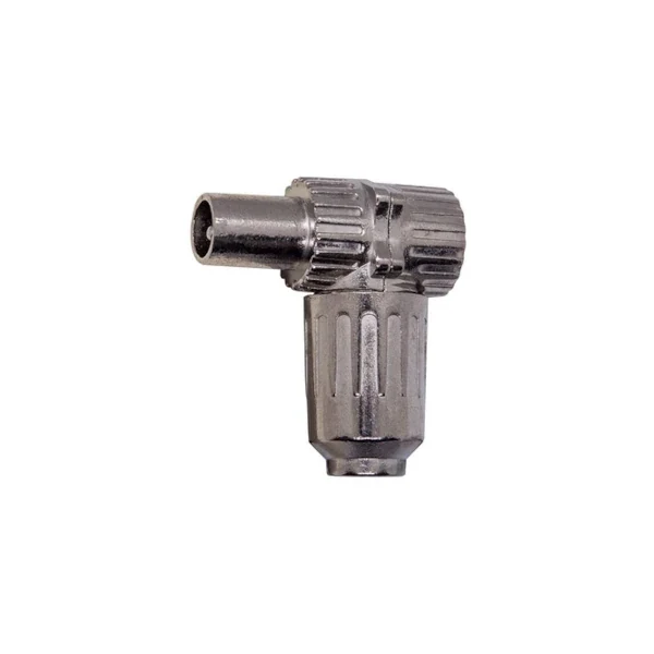 Connettore Coassiale TV-RD-SAT Maschio 90° Vimar Bianco – 01634