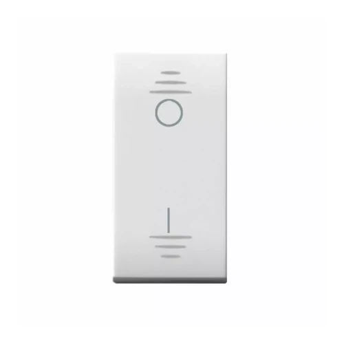 Interruttore con Gemma, Domus S44, 2P 16AX Illuminabile - 1 Mod. 441010