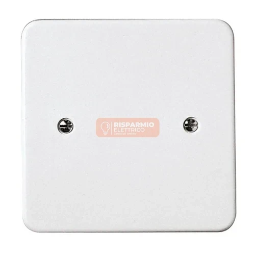 Coperchi Quadrati con Griffe 82X82MM e 101X101MM – Bianco, Mod. 02647 e 02648