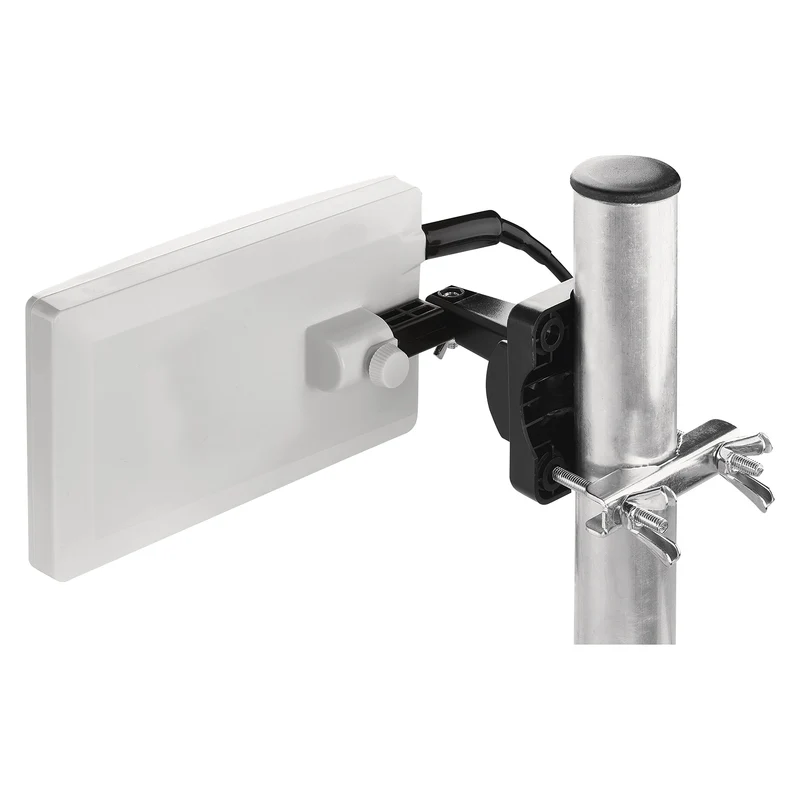 EMOS Antenna interna ed esterna Village, antenna attiva universale per ricezione remota (0-80 km) di DVB-T2, DAB, FM, Full HD, con filtro di blocco LTE integrato, filtro 4G, 5G e amplificatore