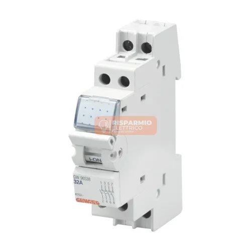 Interruttore Sezionatore Compatto 16A 2 Poli 230-415V 1 Modulo Gewiss GW96533