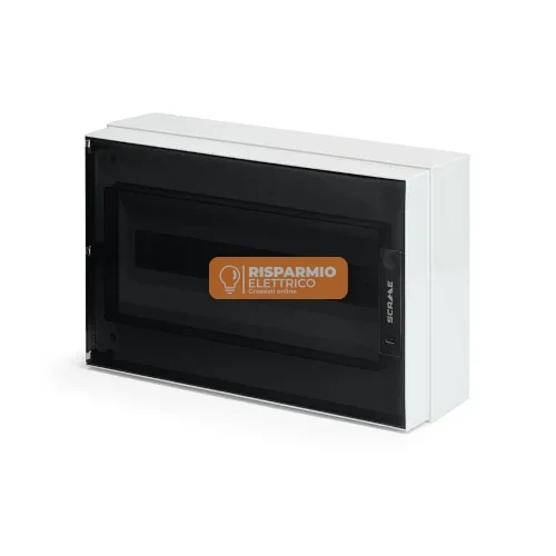 Centralino da Parete Scame Ikona IP66 18+1 Moduli DIN Grigio – 679.1018